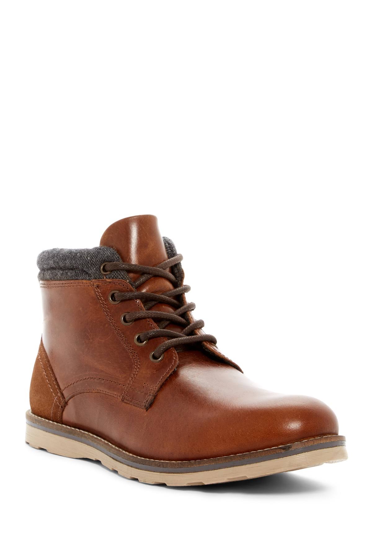 Crevo geoff leather & wool boot deals