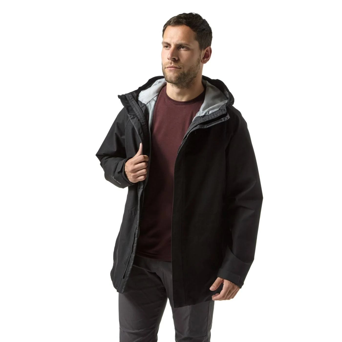 Craghoppers Mens Corran Gore Tex Jacket Black XXL 48.45