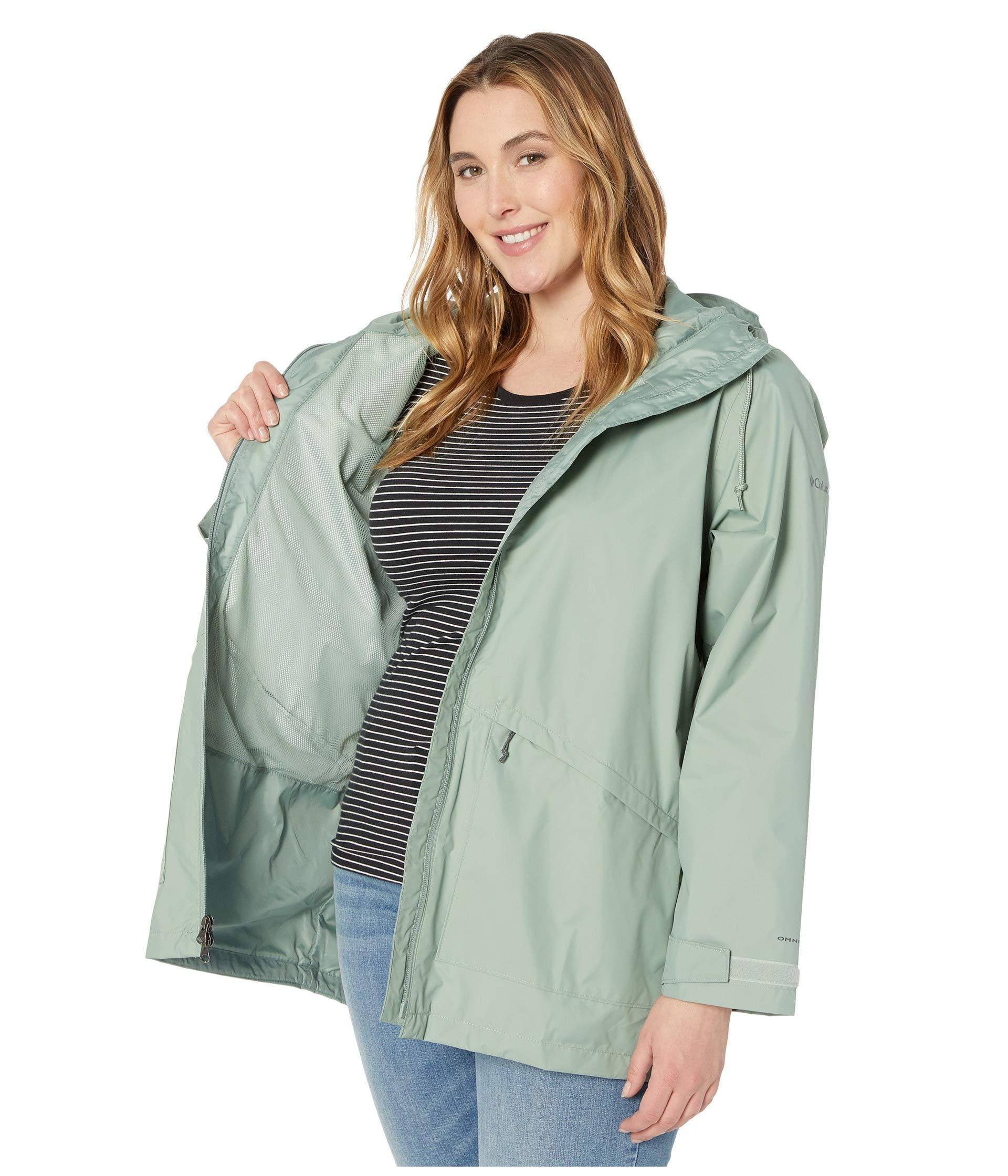 Columbia Women s Arcadia Casual Jacket Plus Size 2x Light Lichen